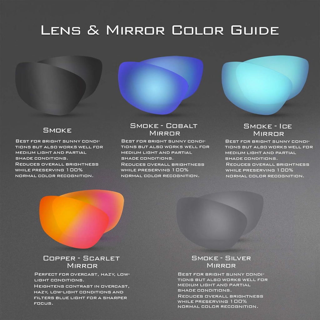 Cuivre Polarized Sport Sunglasses for Men and Women, Matte Blue Frame,Smoke Lens