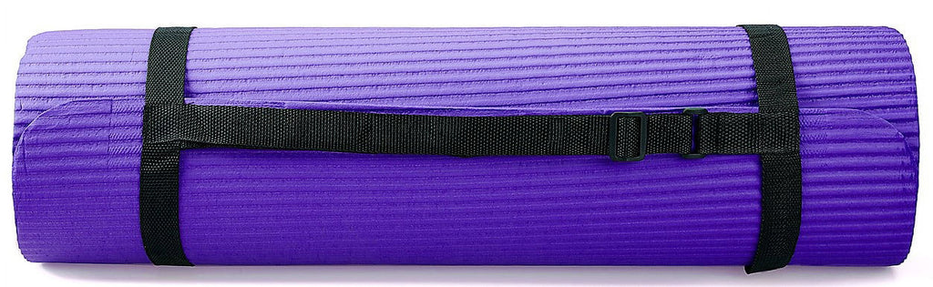 Goyoga 7-Piece Set - Include Yoga Mat with Carrying Strap, 2 Yoga Blocks, Yoga Mat Towel, Yoga Hand Towel, Yoga Strap and Yoga Knee Pad