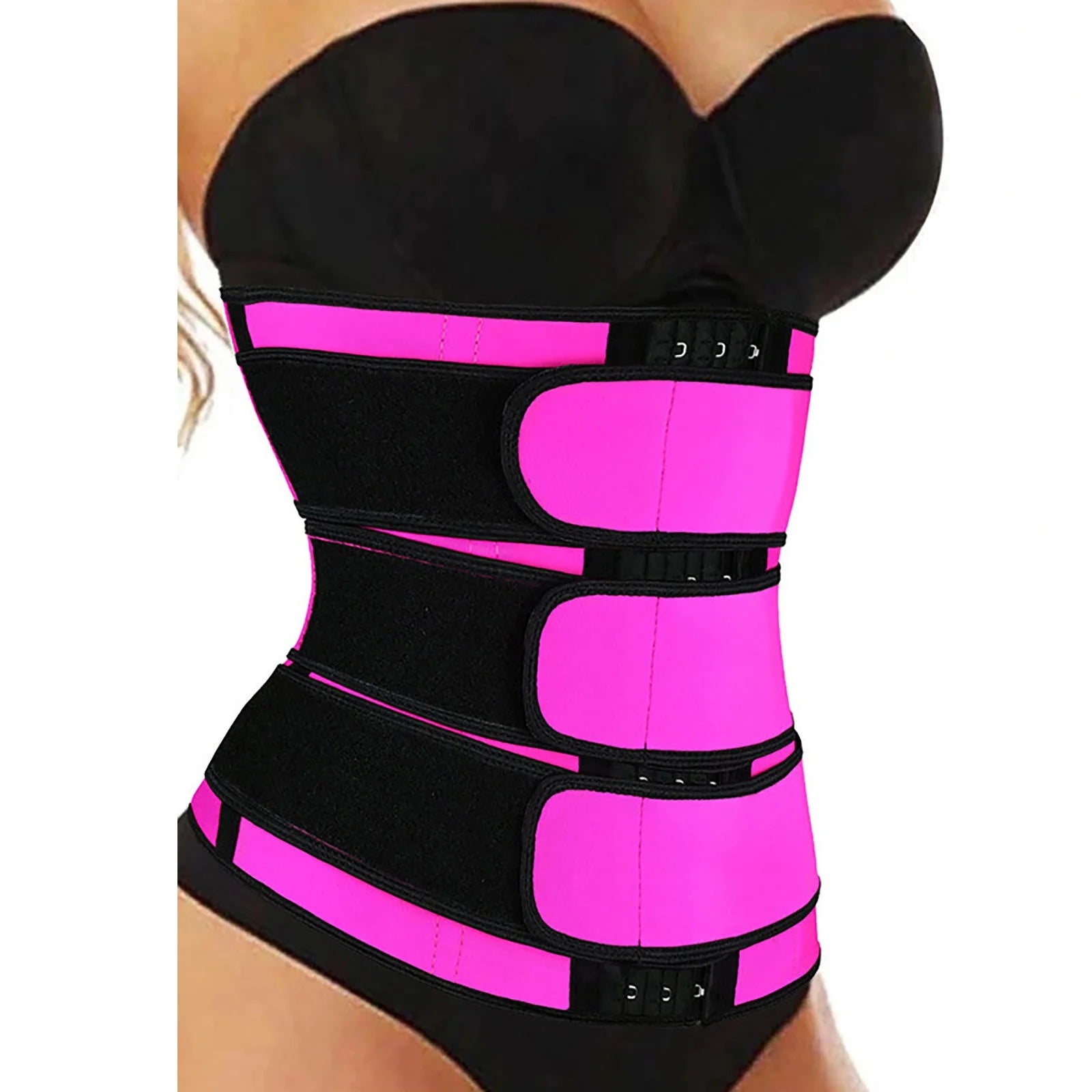 Wrap Waist Belt Slimming Body Shaper plus Size Waist Trainer Strapless Shapewear